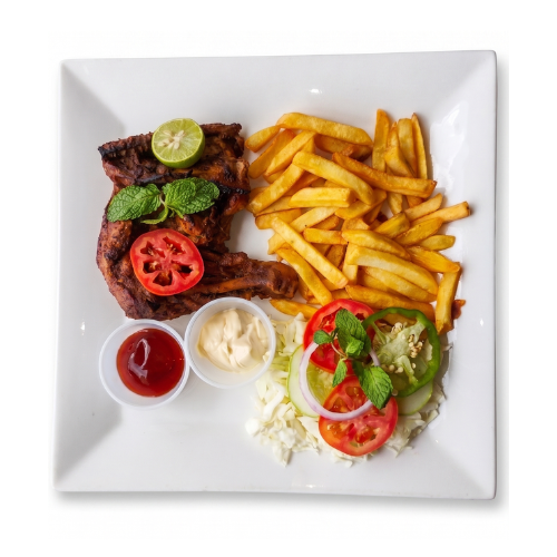 Grilled Chicken & Fries